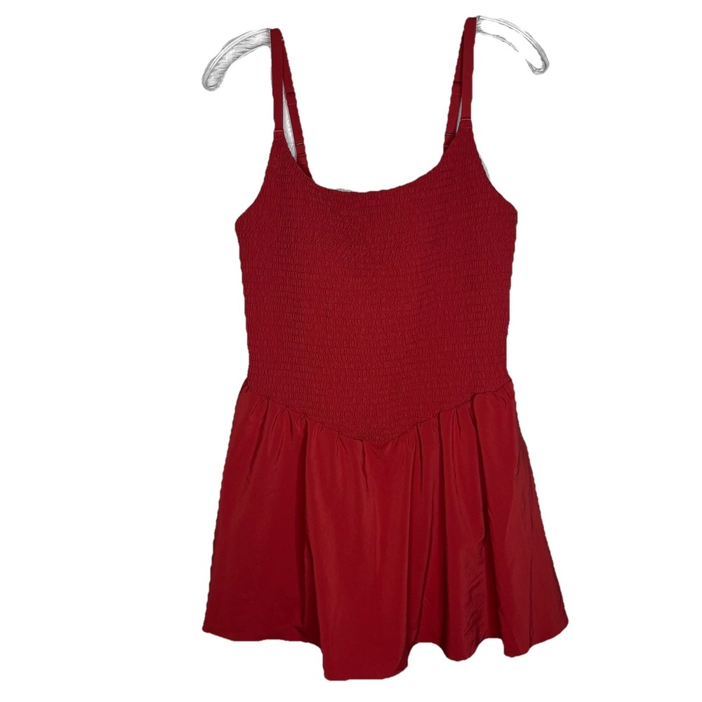 Aerie OFFLINE Real Me Low Key Plié Dress Skort Romper L Tennis Pickleball Active